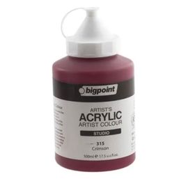 Bigpoint BPPAS500A-315 Crimson 500 ml Akrilik Boya