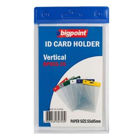 Bigpoint Dikey Mavi 55x85 mm Kart Poşeti