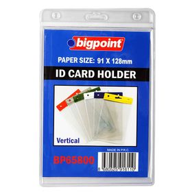 Bigpoint Dikey Şeffaf 91x128 mm Kart Poşeti