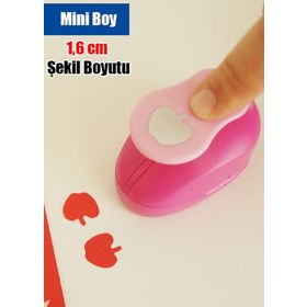 Bigpoint Elma Şekilli Mini Boy 1.6 cm Şekilgeç