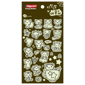 Bigpoint Fosforlu İskeletler ve Hayaletler Sticker