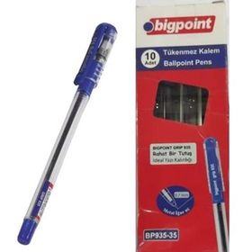 Bigpoınt Grip 0.7 mm 10'lu Mavi Tükenmez Kalem