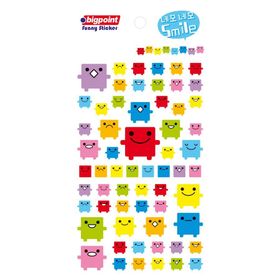 Bigpoint Kabartmalı Robot Arkadaşlarım Sticker