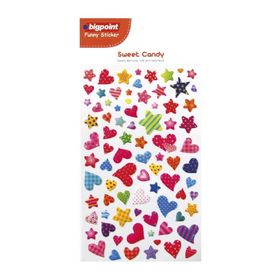 Bigpoint Karışık Kalpler ve Yıldızlar Sticker