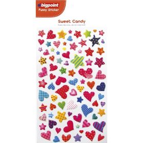 Bigpoint Karışık Kalpler ve Yıldızlar Sticker