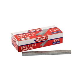 Bigpoint No 13/6 6 mm 5000 Adet 10 Adet Kutu Zımba Teli