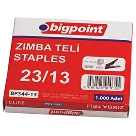 Bigpoint No: 23/13 1000'li Kutu Arşiv Tipi Zımba Teli