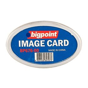 Bigpoint Oval Şeffaf Akrilik İsimlik