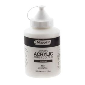 Bigpoint PAS500A 500 ml Beyaz Akrilik Boya