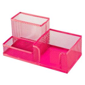 Bigpoint Pembe Metal Perfore 3 Gözlü Set