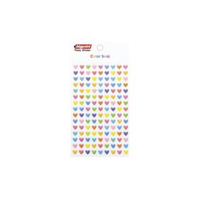 Bigpoint Renkli Kabartma Kalpler Sticker