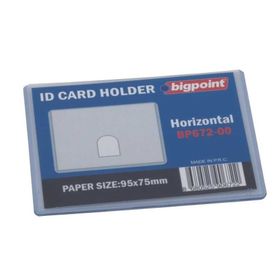 Bigpoint Şeffaf 95x75 mm Kart Kabı
