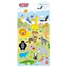 Bigpoint Sevimli Hayvanlar 15'li Sticker