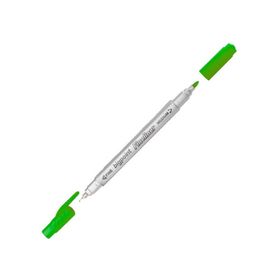 Bigpoint Twin 0.4 1.2 mm Çift Fiber Uç Yeşil Fineliner Kalem