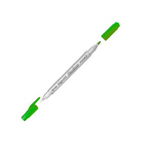 Bigpoint Twin 0.4 1.2 mm Çift Fiber Uç Yeşil Fineliner Kalem
