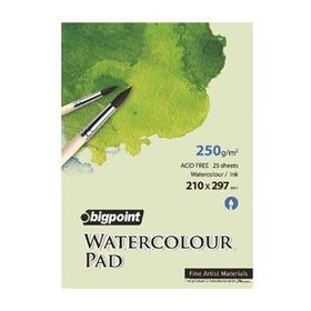 Bigpoint Watercolour Pad 250 g 25 Yaprak A4 Suluboya Blok