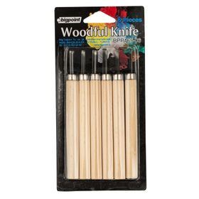 Bigpoint Woodful Graver Knife 6'lı Ahşap Oyma Set