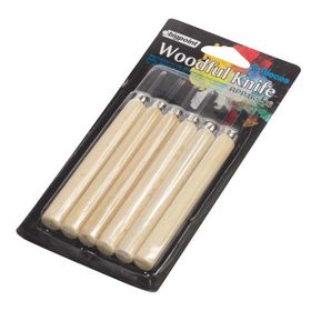 Bigpoint Woodful Graver Knife 6'lı Ahşap Oyma Set