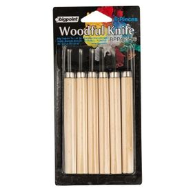 Bigpoint Woodful Graver Knife 6'lı Ahşap Oyma Set