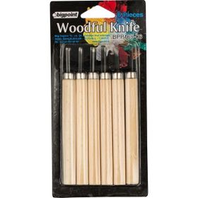 Bigpoint Woodful Graver Knife 6'lı Ahşap Oyma Set