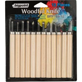 Bigpoint Woodful Graver Knife 6'lı Ahşap Oyma Set