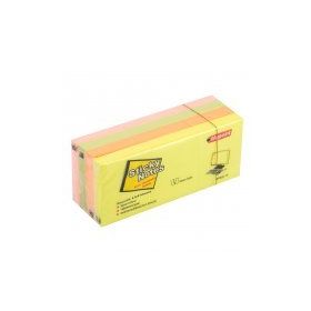 Bigpoint Yapışkanlı Neon 40x50 mm 3'lü 4 Renk Not Kağıdı
