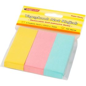 Bigpoint Yapışkanlı Neon 40x50 mm 3'lü 4 Renk Not Kağıdı