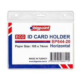 Bigpoint Yatay 105x74 mm 100'lü Eco Kart Poşeti