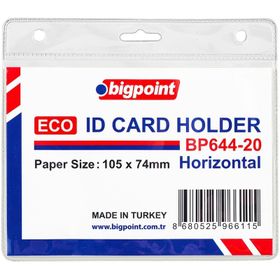 Bigpoint Yatay 105x74 mm 100'lü Eco Kart Poşeti