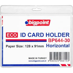 Bigpoint Yatay 128x91 mm 10'lu Poşet Eco Kart Poşeti