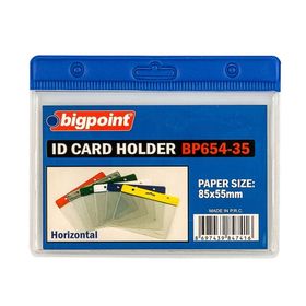 Bigpoint Yatay Mavi 85x55 mm Kart Poşeti