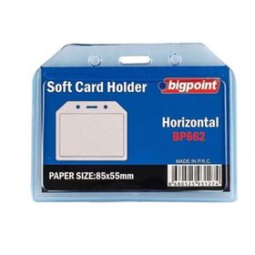 Bigpoint Yatay Şeffaf 85x54 mm Kart Kabı