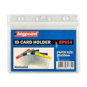 Bigpoint Yatay Şeffaf 85x55 mm Kart Poşeti
