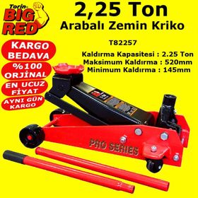 BigRed T82257 Arabalı Zemin Kriko