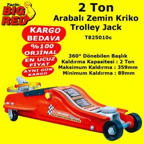 BigRed T825010C Arabalı Zemin Kriko
