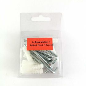 Bijonsan No2 L Askı Vidası+Dübel
