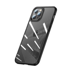 Bikapak Elit Crystal iPhone 12 Pro Max Siyah Koruyucu Kılıf