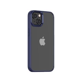 Bikapak Elit Crystal iPhone 15 Mavi Kılıf