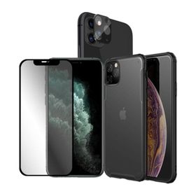 Bikapak iPhone 11 Pro Elit Mist Siyah Cep Telefonu Kılıfı