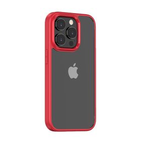 Bikapak Kırmızı Elit Crystal iPhone 15 Pro Kılıf