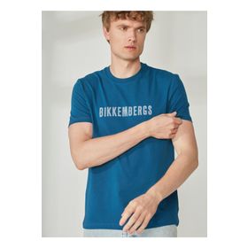 Bikkembergs C41012S Turkuaz Erkek T-shirt