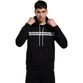 Bikkembergs PBMF0035 Siyah Erkek Kapüşonlu Sweatshirt