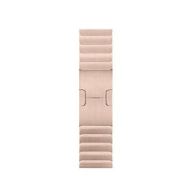 Bikordon Apple Watch Uyumlu 44/45/46/49 mm Pembe Bilezik Loop Çelik Kordon