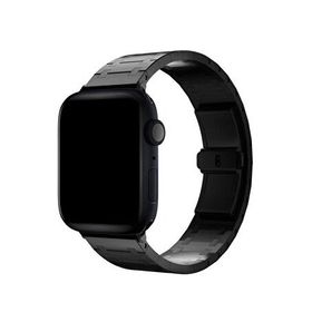 Bikordon Apple Watch Uyumlu Royal Edition Siyah Outer Çelik Unisex Akıllı Saat Kordon