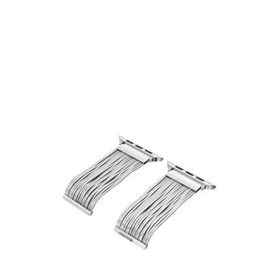 Bikordon Apple Watch Uyumlu Tassel Chain Gümüş Akıllı Saat Kordon