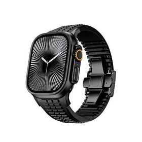 Bikordon Aqualink Apple Watch Ultra Uyumlu Monolith Black Akıllı Saat Kordon