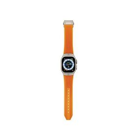 Bikordon Streamlined Apple Watch Uyumlu 44/45/46/49 mm Turuncu Akıllı Saat Kordonu