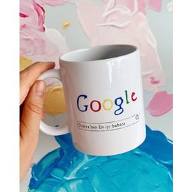 Bikutumutluluk Google Onaylı Dünyanın En İyi Babası Mesajlı Kupa