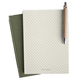 Bikutumutluluk Haki Yeşil Puantiyeli Defter