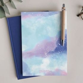 Bikutumutluluk Lila Mavi Gökyüzü Defter
